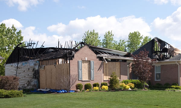 Fire Damage Repair in Central Michigan.